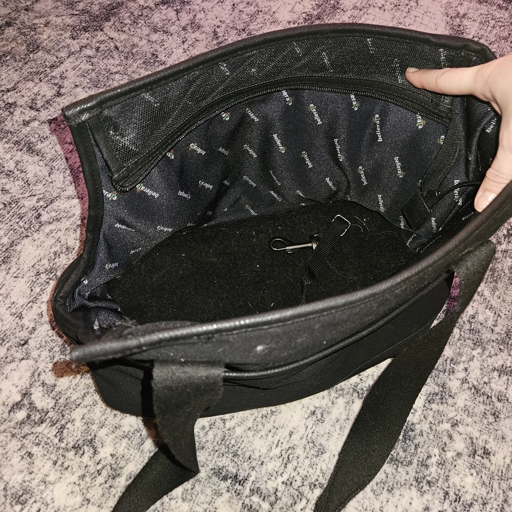 Black Dog Carrier Bag